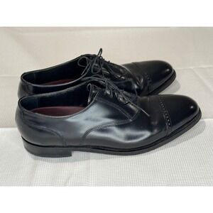 Florsheim Lexington Cap Toe Oxford Sz 10 Black